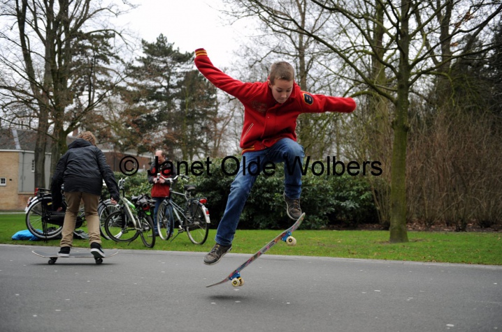 Skaten in het Valkenberg