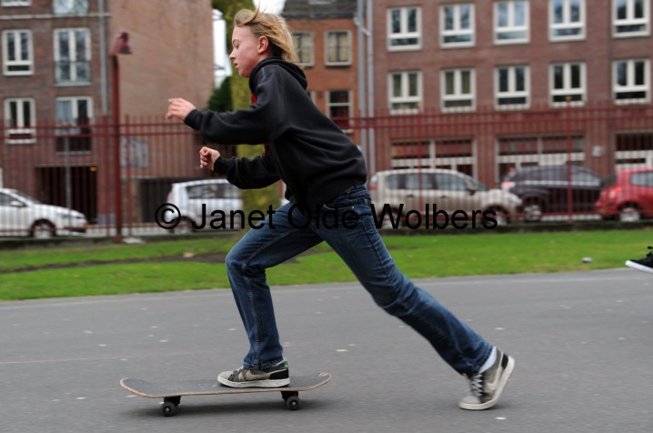 Skaten in het Valkenberg