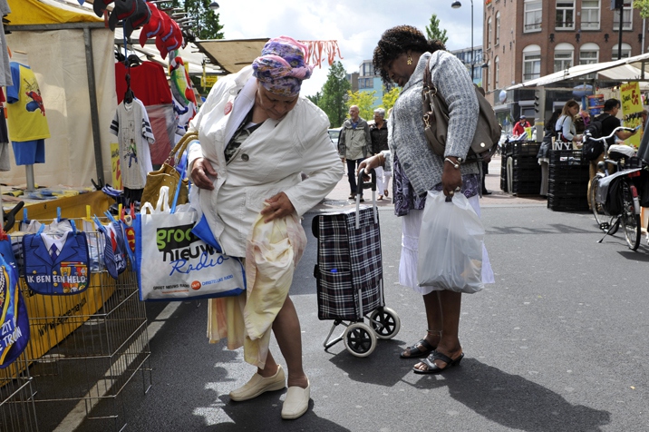 Amsterdam dappermarkt Jordaan en stadscentrum